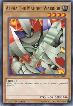 Alpha The Magnet Warrior - SDMY-EN007 - Common - 1st Edition - Lightly Played - Image 1