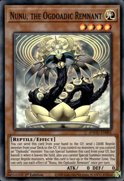 Nunu, The Ogdoadic Remnant - Super Rare 1st Edition ANGU-EN001 - NM - YuGiOh - Image 1
