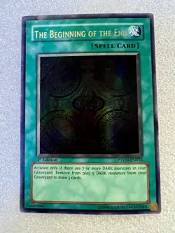 The Beginning Of The End PTDN-EN053 Ultimate Rare 1st Edition Yugioh Card - Image 1