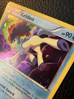 Keldeo XY191 Black Star Promo 2017 Pokemon Card Near Mint - Mint * - Image 2