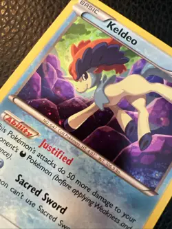 Keldeo XY191 Black Star Promo 2017 Pokemon Card Near Mint - Mint * - Image 4