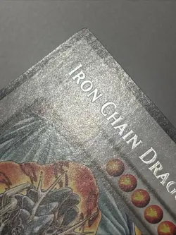 Yu-Gi-Oh! TCG Iron Chain Dragon CSOC-EN040 Crossroads of Chaos Unlimited Rare LP - Image 2