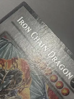 Yu-Gi-Oh! TCG Iron Chain Dragon CSOC-EN040 Crossroads of Chaos Unlimited Rare LP - Image 3
