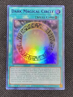 YuGiOh! - Dark Magical Circle LDS3-EN093 Ultra Rare (BLUE) 1st Edition Near Mint - Image 1