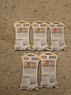 Pokemon TCG: Sword & Shield-Brilliant Stars Booster Pack (10 Cards) - Lot Of 5 - 820650809972 - Image 2