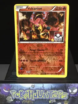 Pokemon Card Volcanion 25/114 League Promo Reverse Holo XY Steam Siege NM - Image 1