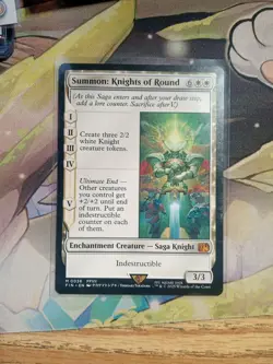 Magic the Gathering Summon: Knights of Round Final Fantasy Regular Card - Image 1