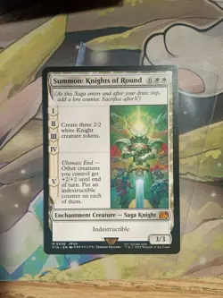 Magic the Gathering Summon: Knights of Round Final Fantasy Regular Card - Image 2