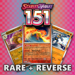 Pokemon TCG SV: Scarlet & Violet 151 - Choose Your Card | Rare & Reverse Holo - Image 1