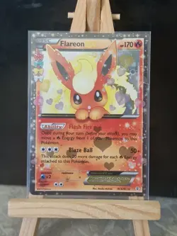 Pokemon TCG Flareon EX Holo Rare Card Radiant Collection RC6/RC32 Generations - Image 1