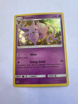 Espeon - 89/214 - Pokemon Lost Thunder Sun & Moon Cosmos Holo Rare Card NM - Image 1