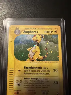 Pokemon Card - Ampharos Aquapolis H1/H32 Holo Rare - Image 2