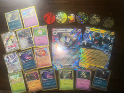 Huge NM or better Pokemon card lot includes holos, jumbo cards, tokens, pin ETC. - Image 1