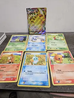 Jumbo Pokemon Cards Lot Of 7 - Image 1