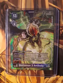 Digimon Card Game Beelzemon (X Antibody) Alternate Art Foil - BT12-085 - NM - Image 1