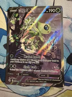 Celebi V (Alternate Full Art) Card 245/264;Sword & Shield Fusion Strike set - Image 1