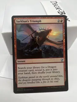 Magic The Gathering Sarkhan’s Triumph Instant Card Foil 2015 154/264 WOTC Great - Image 1