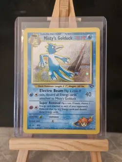 Pokemon TCG Misty's Golduck Gym Challenge 12 Holo Rare Card - Image 1