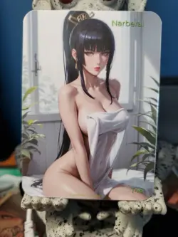 T 46 Narberal Spicy Towel Lonestar Customs Waifu Series 3 BB Topless Card - Image 2