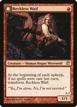 Reckless Waif - Medium Play MTG Innistrad - Image 1