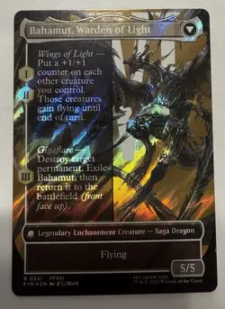 Dion, Bahamut's Dominant (Borderless) (Surge Foil) - FINAL FANTASY MTG - Image 3