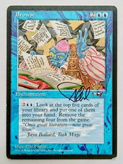 1 x Browse | Artist signed | Phil Foglio | Alliances | MTG | Magic Gathering - Image 1