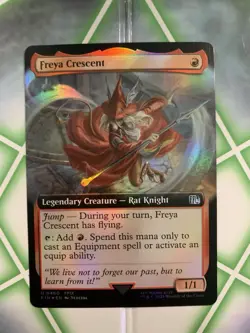 Freya Crescent Extended Art FOIL - MTG Final Fantasy FIN 460 NM - Image 1