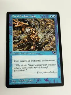 Magic the Gathering - Tempest Steal Enchantment 90 Uncommon 1997 LP/NM - Image 1