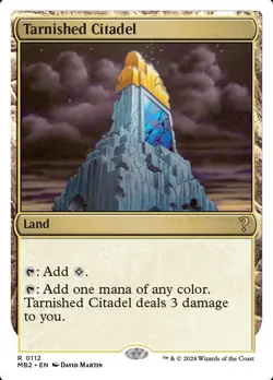 Tarnished Citadel (White Border) - Mystery Booster 2 (MB2)(112) - MTG - Image 1