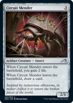 Near Mint, English - 2 x MTG Circuit Mender - Foil Kamigawa: Neon Dynasty - Image 1