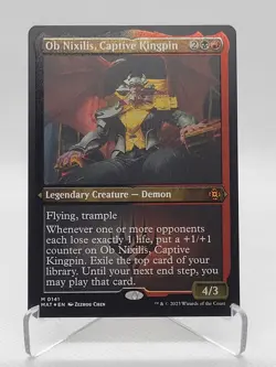 MTG March of Machine Aftermath Ob Nixilis, Captive Kingpin Foil Etched - Image 1