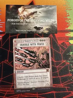Crackle With Power Showcase - Outlaws of Thuner Junction Breaking News OTP MTG - Image 1