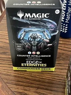 MTG Magic the Gathering Edge of Eternities Counter Intelligence Commander Deck - Image 1