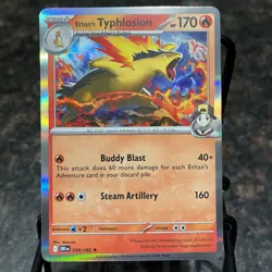 Ethan's Typhlosion Sv10 034/182 Holo Pokemon Trading Card Game | NM - Image 1