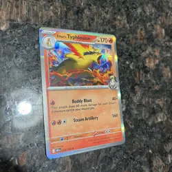 Ethan's Typhlosion Sv10 034/182 Holo Pokemon Trading Card Game | NM - Image 3