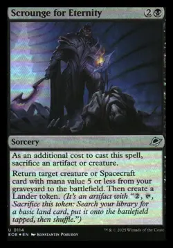 Scrounge for Eternity Foil Edge of Eternities MTG NM - Image 1