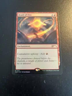 MTG Braid of Fire (1247) Secret Lair Drop Foil NM - Image 2