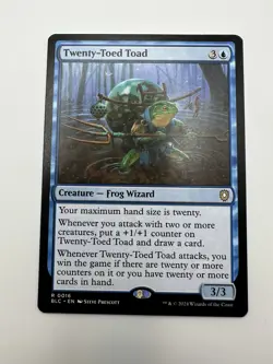 MTG TCG Twenty-Toed Toad Commander: Bloomburrow Regular - Image 1