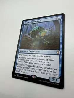 MTG TCG Twenty-Toed Toad Commander: Bloomburrow Regular - Image 2