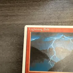 Lightning Bolt MTG Alternate 4th Edition Magic The Gathering Vintage 1995 NM - Image 3