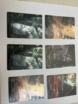 Galaxy foil Lands: 2x plains, 2x Forest, 1x Swamp, 1x MountainEdge Of Eternities - Image 1