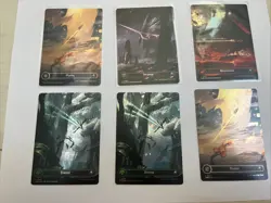 Galaxy foil Lands: 2x plains, 2x Forest, 1x Swamp, 1x MountainEdge Of Eternities - Image 2