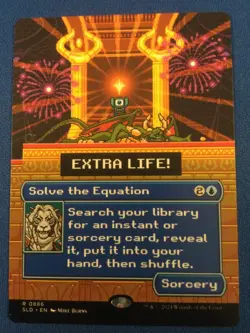 Solve the Equation Secret Lair Pixel Perfect - NM - Image 1