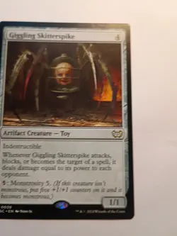 Giggling Skitterspike Commander: Duskmourn: House of Horror Regular - Image 2