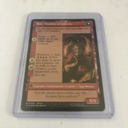 Clive, Ifrit's Dominant final fantasy MTG FOIL extended art - Image 2