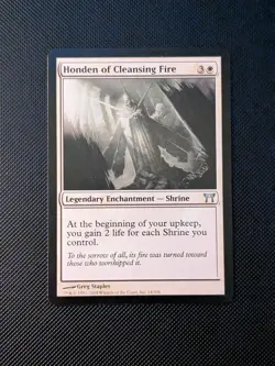 Honden of Cleansing Fire Champions of Kamigawa Regular NM/M MTG - Image 1