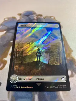 Plains, 0845 (Surge Foil) - MTG: Universes Beyond: Fallout (PIP) NM/M - Image 2