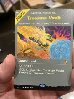 MTG Forgotten Realms - Treasure Vault - Showcase Rare Land - Image 1