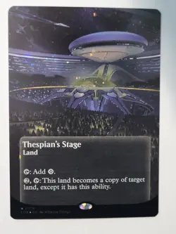 Thespian's Stage (0179) (Borderless) (Galaxy Foil) Edge of Eternities: Stellar.. - Image 2