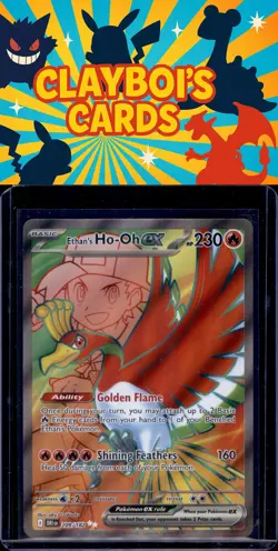 Ethan's Ho-Oh ex SV10: Destined Rivals Pokemon 209/182 Ultra Rare NM+ - Image 1